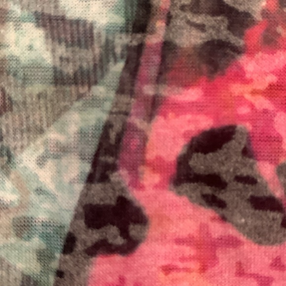 Top shop deep armholes tunic tank top multi coloured - Picture 5 of 6